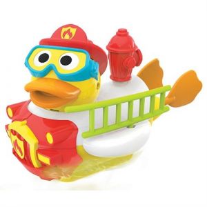 Yookidoo canard pompier 17-pièces en caoutchouc
