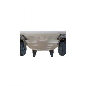 Bac double-paroi 500 Litres, sur roues, inox, GILAC