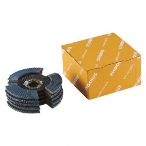 Rhodius Pack de 5 - Disque &agrave; lamelles - PROLINE - VISIO PRO PACK - 125 X 22,23mm - Grain 60