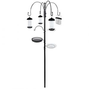 Kit mangeoire avec bain &agrave; oiseaux Complete station