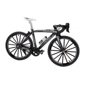 Toys Amsterdam set de jeu v&eacute;lo de course miniature 17 cm anthracite