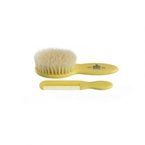 KENT - BROSSE À CHEVEUX ET PEIGNE POUR BÉBÉ - POILS - BLANC