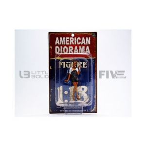 Voiture Miniature de Collection AMERICAN DIORAMA 1-18 - FIGURINES Mecanicienne - Sofie - Gris / Blanc - 23859 - Resin