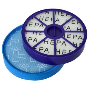 vhbw - Lot de 2x filtres aspirateur, pr&eacute; et post moteur compatible avec Dyson DC19, DC20, DC21, remplacement pour 900228-01, 917819-01