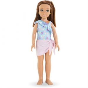 Coffret Zoé a la plage  COROLLE GIRLS  Poupée mannequin  5 accessoires  28 cm  Des 4 ans