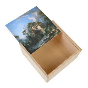 Boite Coffret en Bois - Fabulous - Francois Boucher Le Pigeonnier (11 x 11 x 3,5 cm)