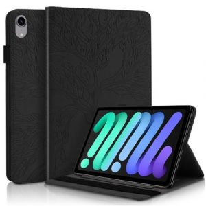 &Eacute;tui pour tablette ZURSANA iPad mini 7 8.3 inch avec porte-stylo, support r&eacute;glable et protection antichoc-Noir