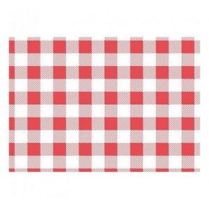 Papier Sulfurisé Vichy Rouge 190 x 310 mm - x 200 - - Papier 310x190xmm