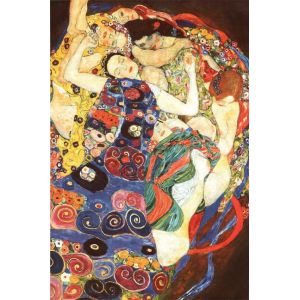 Poster Gustav Klimt Die Jungfrau (La jeune fille) 91,5 cm x 61 cm