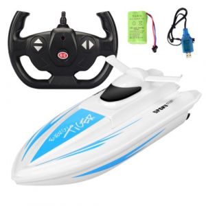 2019 Rc Bateau &agrave; Grande Vitesse 20 Kmh Distance de Contr&ocirc;le Rapide Des Navires Rc Boat Racing Rapide Rc Bateau aloha3398