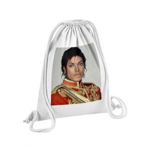 Fabulous Sac de Gym en Coton Blanc Michael Jackson Veste Cirque 12 Litres