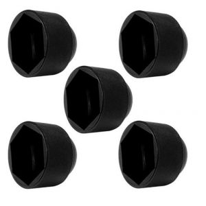 5x cache écrou noir M5 x clé hexagonale 8mm plastique capuchon protection vis tête hexagonal