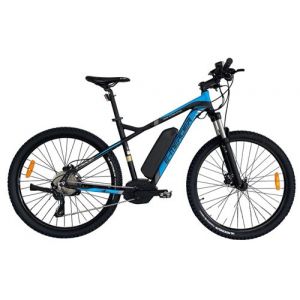 VTT à Assistance Electrique 27,5 pouces hydroform MERCIER 10 vitesses aluminium noir/bleu mixte