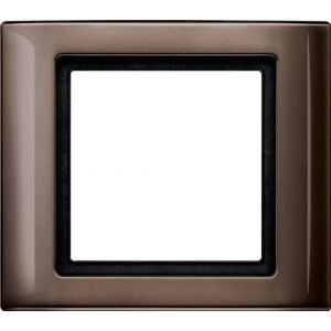 Merten 400115 Plaque murale simple AQUADESIGN Brun foncé