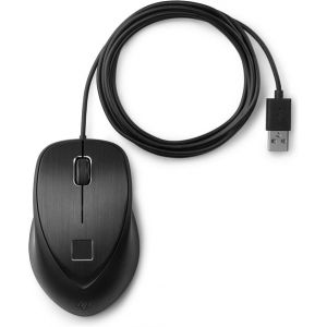 HP Fingerprint - Souris - laser - 3 boutons - filaire - USB
