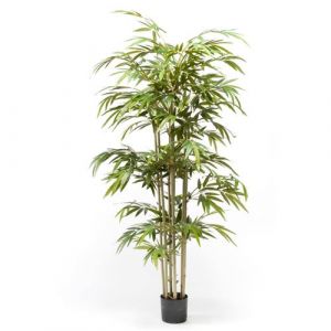 Emerald Bambou Artificiel Plantes Artificielles Décorations de Maison Ornement