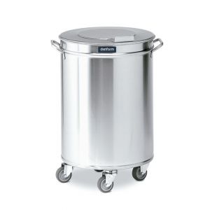 Poubelle à 3 Roulettes avec Couvercle Amovible   Capacité de 50 à 95L   Distform