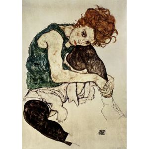 Poster affiche enroulé Egon Schiele Kunstdruck 90 x 60cm
