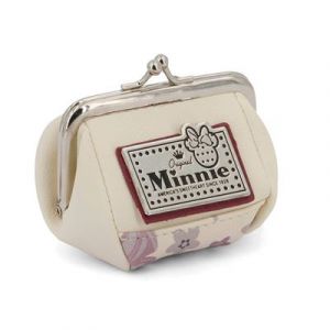 Karactermania Minnie Mouse Ivoire Porte-monnaie Clic Clac, 10 cm, White