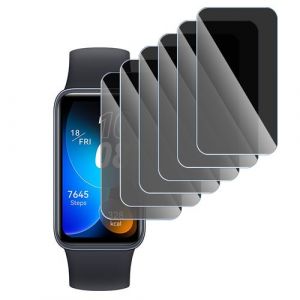 Protection Anti-Espion en Verre Flexible pour HUAWEI Band 8 Montre Connect&eacute;e (Pack x6)