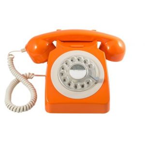 t&eacute;l&eacute;phone r&eacute;tro GPO 746 orange
