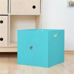 Bo&icirc;te de rangement DICE turquoise 1