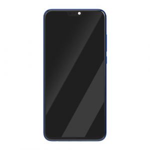 &Eacute;cran LCD + Vitre Tactile pour Honor 8X avec Ch&acirc;ssis Clappio Bleu
