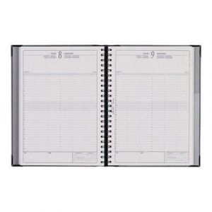 Quo Vadis Time 29 Bloc calendrier 1 jour par page A4 papier blanc disponible dans différentes couleurs tissu