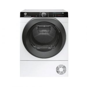 Hoover H-Dry 500 NDPEH9A3TCBEXS-S - Sèche-linge - WiFi - largeur : 59.6 cm - profondeur : 58.5 cm - hauteur : 85 cm - chargement frontal - blanc avec porte noire