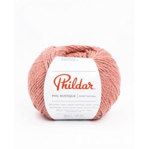 Pelote de Coton et Lin PHIL RUSTIQUE - Phildar(...) - Rosewood Rose