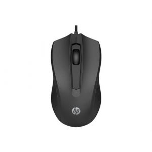 HP 100 - Souris - droitiers et gauchers - optique - 3 boutons - filaire - USB - pour HP 21, 22, 24, 27; Portable 24, 27, 32, TP01