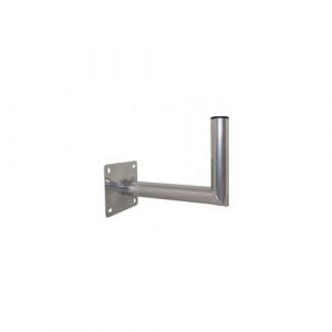 hdsat bras coudé en alu déport 25 cm fixation murale parabole