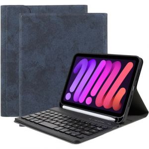 Cazy Housse pour Tablette avec Clavier compatible avec iPad Mini 6 (2021) - Étui Clavier B