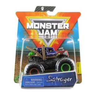 Monster jam salvager - voiture violet - vehicule minature