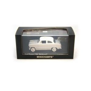 MINICHAMPS - 400085600 - VÉHICULE MINIATURE - FORD TAUNUS 12M 1957 - ECHELLE 1:43 - GRIS