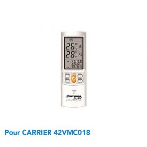 Télécommande de remplacement climatisation pour CARRIER 42VMC018
