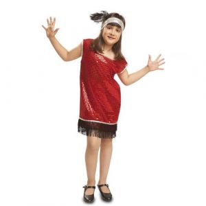 d&eacute;guisement charleston rouge fille - 7/9 ans - rouge - g&eacute;n&eacute;rique 200491