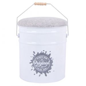 MOBets/Tabouret de bar BY SIGRIS Tabouret Industriel SG24393 Blanc