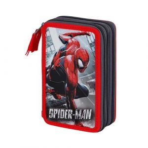 Trousse Triple Garnie - Marvel Spiderman Rain - Multicolore - Taille Unique