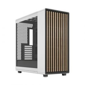 Boîtier PC Fractal Design North XL RC grand tour blanc avec panneau latéral verre trempé