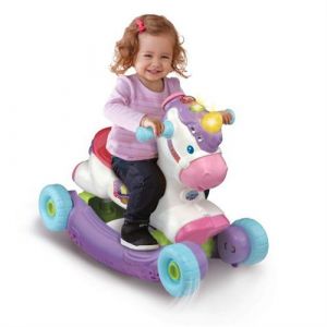 Porteur Trotteur  a Bascule  VTECH BABY  Cl&eacute;o Ma Licorne Basculo 2en1  Parlant et Lumineu