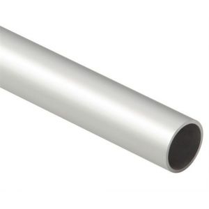 Tube rond alu anodisé argent Ø20 mm - ép.1.5 mm - 3ml