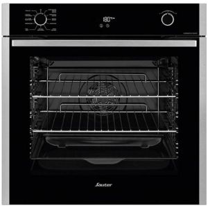 Sauter SOP6214LX - Four - encastrable - niche - largeur : 56 cm - profondeur : 55 cm - hauteur : 58.5 cm - avec système auto-nettoyant - classe A+ - inox noir