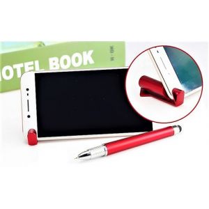 Stylet Stylo Support pour ALCATEL A3 Smartphone 3 en 1 Bille Tablette Ecrire Universel (NOIR)