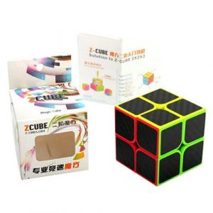 nouveau Cube magique Casse-tête 2x2 - jeux de magie Éducatif Jouets noir pour Enfants adultes