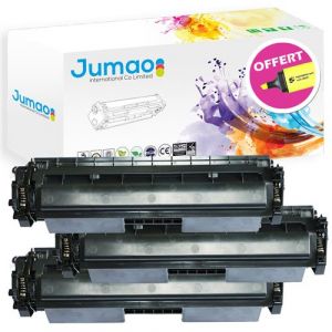 Lot de 3 Toners type Jumao compatibles pour HP LaserJet Pro MFP M227sdn, Noir