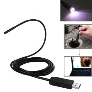 (#60) Waterproof USB Endoscope Inspection Camera with 6 LED for Parts of OTG Function Android Mobile Phone, Length: 2m, Lens Diameter: 5.5mm