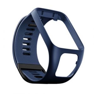 Bracelet en silicone pour TomTom Spark Runner 2/3 Golfer2 - Bleu foncé