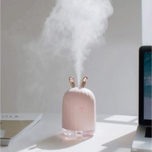 humidificateur d'air Maison Bebe, USB Charge, Forme de Lapin, cerf, Mini humidificateur portatif bume fraîche arôme Parfum électrique pour Chambre/Salon/Spa/Yoga/Massage