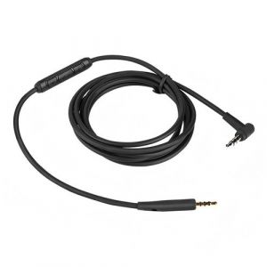 C&acirc;ble Audio pour Casque BOSE QC25 QC35 OE2 SoundTrue SoundLink - Avec Micro et T&eacute;l&eacute;commande, Jack 3.5 mm vers 2.5 mm, Dorure &agrave; l'or
